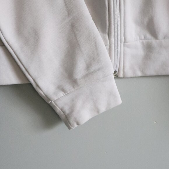 Puma Womens White Sz M Amplified Comfy Full Zip Casual Outdoor Track Jacket - Picture 10 of 12